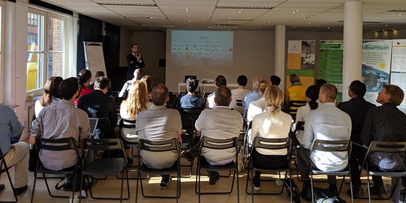 Leitat presenting Liberate during BBI 2020 Proposal Development Workshop in Brussels